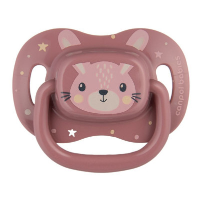 Šidítko silikonové symetrické 6-18 m Cute Animals Canpol babies