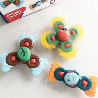 Baby spinnery - kousátka s přísavkou 3 ks