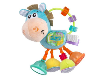 Chrastítko oslík modrý Playgro