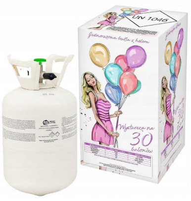 Hélium na 30 balónků