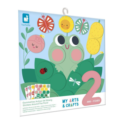 Kreativní sada My Arts & Crafts Kulaté samolepky Janod