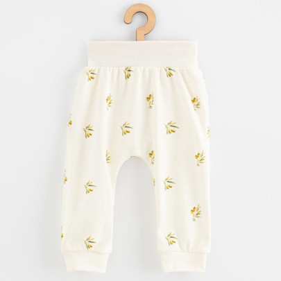 Kojenecké kalhoty z organické bavlny Olivy New Baby