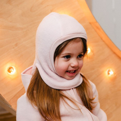 Růžová merino dětská kukla Eevi