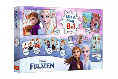 Ledové království/Frozen společenská hra 40 x 27 x 5 cm Mix & Play 8v1