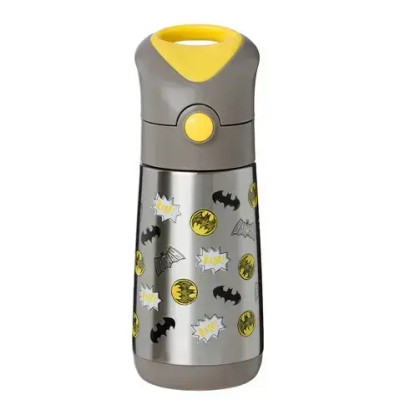 Nerezová termolahev s brčkem 350 ml Batman B.Box