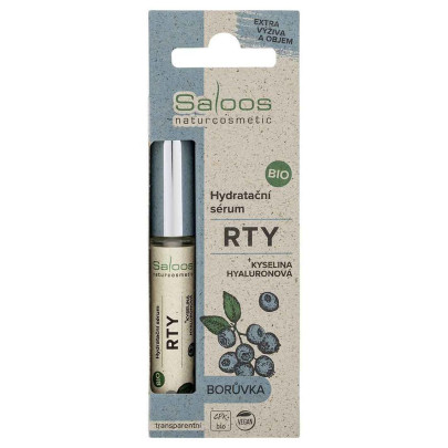 Bio Hydratační sérum na rty Borůvka 7 ml Saloos