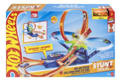 Hot Wheels Stunt tracks Srážka ve vzduchu dráha