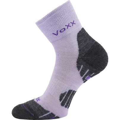 Ponožky dětské zimní vlněné Irizarik II se stříbrem sv. fialové VoXX 