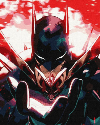 Malování podle čísel metalic - Batman: Temný rytíř 40 x 50 cm