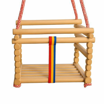 Dětská houpačka buková přírodní Baby Mix