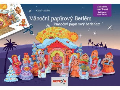Vánoční papírový betlém Betexa