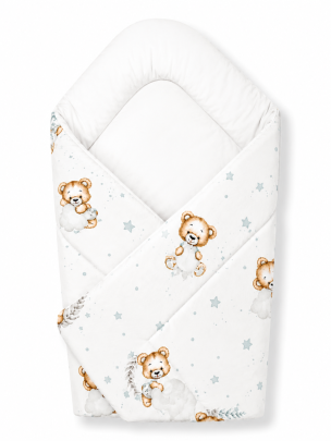 Zavinovačka pro miminko Classic Sleepy Teddy bílá Baby Nellys