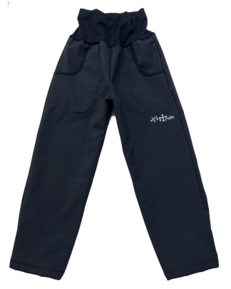 Černé softshell kalhoty s reflexním prvkem RDX
