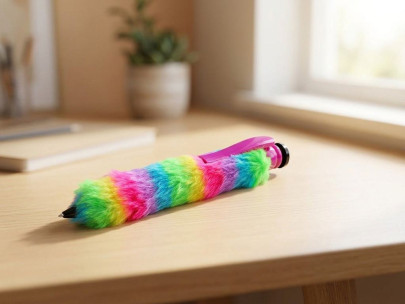 Propiska jumbo 28 cm chlupatá Glamour