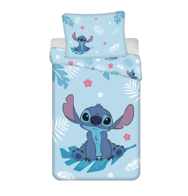 Povlečení Lilo and Stitch "Blue" 140 x 200 cm + 70 x 90 cm Jerry Fabric