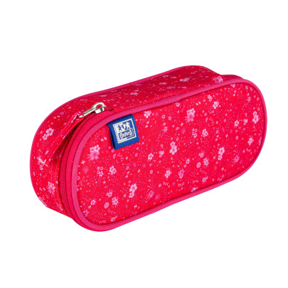 Pouzdro Etue OX,Floral růžové Herlitz