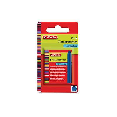 Inkoustové bombičky 2 x 6ks - modré Herlitz