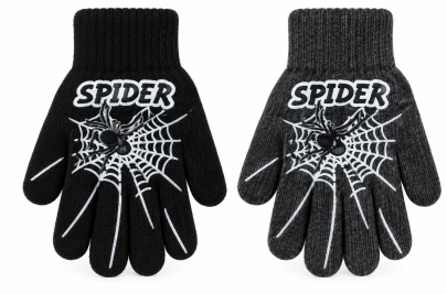 Zimní pletené rukavice Spider 5-7 let Rak