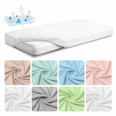 Nepromokavé prostěradlo froté 60x120 cm Babymatex