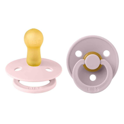 Dudlíky kaučuk 2 ks 0-6 měsíců Colour Bibs