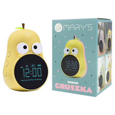 Budík hruška, žlutá Mary's