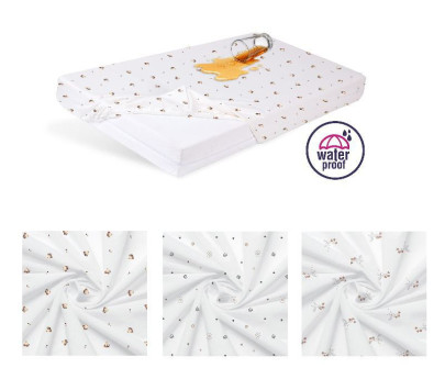 Nepromokavé prostěradlo jersey Print 70 x 140 cm Babymatex