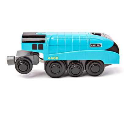 Elektrická lokomotiva Mallard modrá Bigjigs Rail