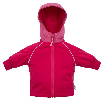 Softshellová kojenecká bundička New Baby Růžová