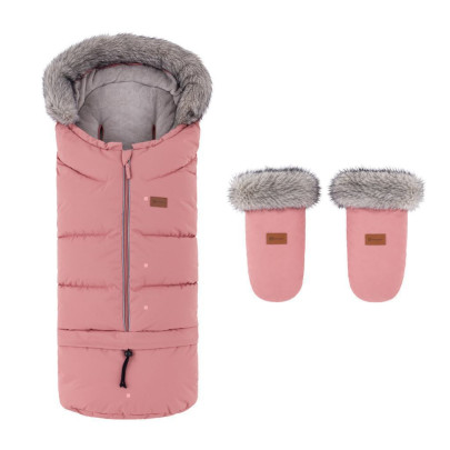 Set zimní fusak Arctic 4v1 + rukavice na kočárek Fjora Petite & Mars