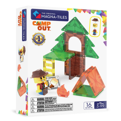 Magnetická stavebnice Camp Out 16 dílků Magna-Tiles