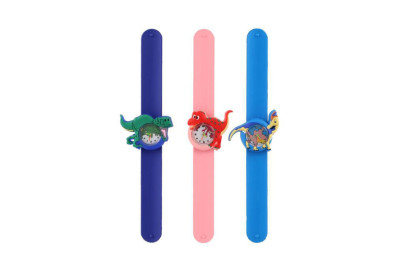 Hodinky dětské samonavíjecí dinosaurus silikon 22 cm
