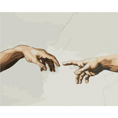 Malování podle čísel - Stvoření Adama ©Michelangelo 40 x 50 cm