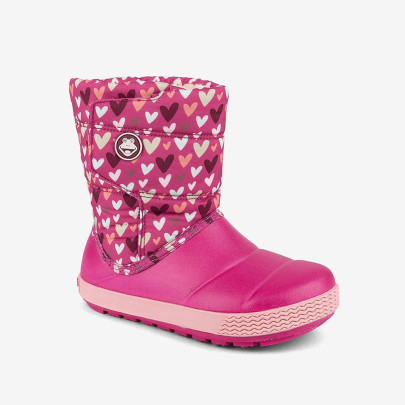 Dětské zimní boty - zateplené sněhule s kožíškem COQUI MIKI magenta