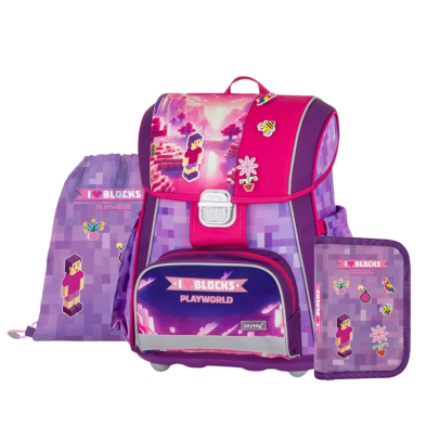 Školní set 3 ks Premium Playworld Girl