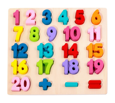 Vkládací puzzle Matematika Velké počítání 2Kids Toys 