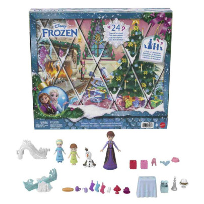 Adventní kalendář s malými panenkami Frozen