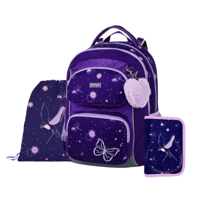 Školní set 3 ks Oxy Jumper Flowers OxyBag