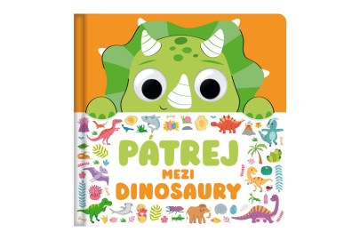 Knížka Pátrej mezi dinosaury 20 x 20 x 1,5 cm