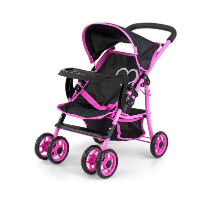 Dětský sportovní kočárek pro panenky Kate Prestige Black Milly Mally