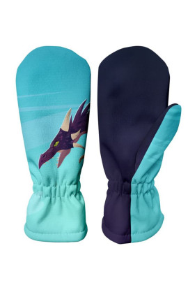 Dětské softshellové rukavice Dragon Fantasy Wamu