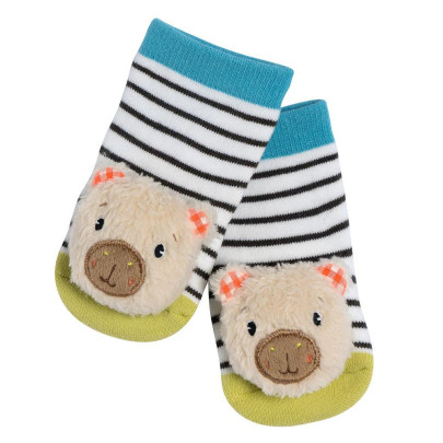 Chrastící ponožky capybara Baby Fehn