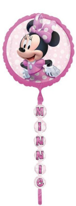 Airwalker - kruh Minnie Mouse 170 cm - fóliový balónek