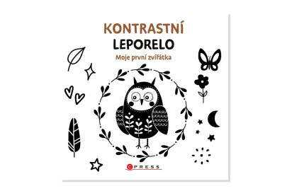 Knížka Kontrastní leporelo Moje první zvířátka 15,5 x 15 cm 0 m+