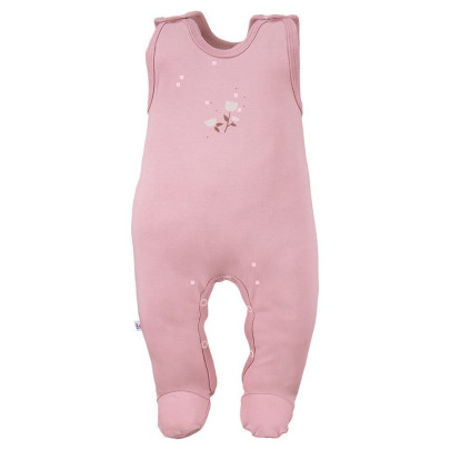 Kojenecké dupačky Petite růžové květinky Eevi