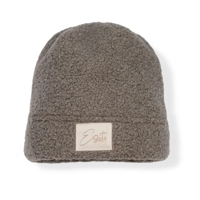 Zimní čepice Teddy fleece double Brown Esito