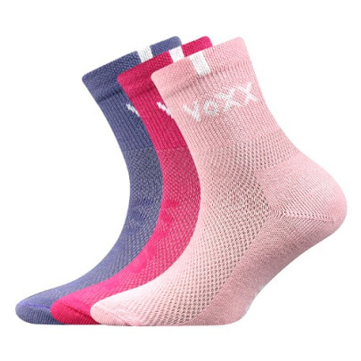 Ponožky dětské sportovní Fredík pro holky (3 páry)