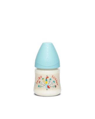 Kojenecká láhev kulatá silikonová savička Suavinex 150 ml