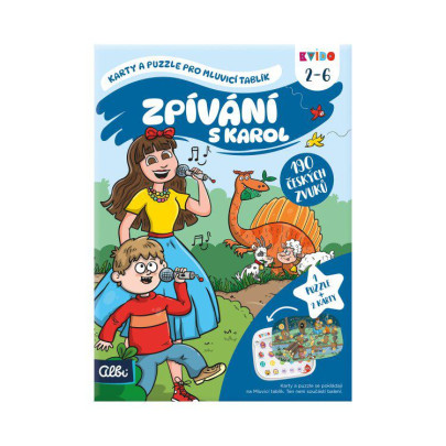 Kvído - Zpívání s Karol: Karty a puzzle pro Mluvicí tablík 2