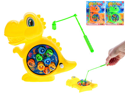 Hra ryby dinosaurus 15cm magnetická
