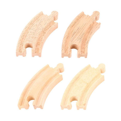 Krátká kruhová kolej 10 cm 4 ks Bigjigs Rail